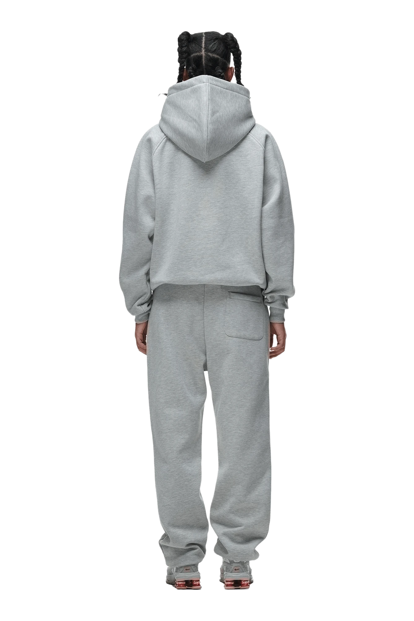 HOODIE GREY MELANGE(Hoodie Grey) 7 HOODIE GREY MELANGE(Hoodie Grey) - Image 7