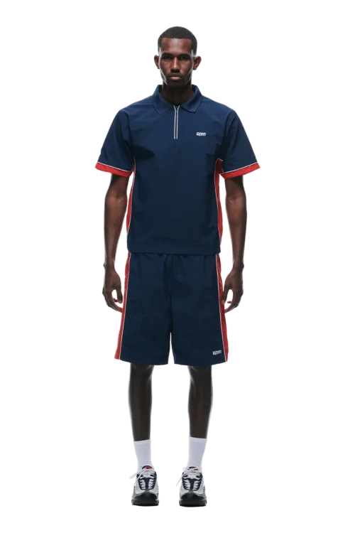 WARM UP NYLON HALF ZIP NIGHT SKY(Warm Up Nylon Half Zip Night Sky)