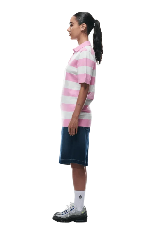 STRIPED POLO PINK(Striped Polo Pink) 10 STRIPED POLO PINK(Striped Polo Pink) -Simple Daily Wear Store 0052 2406 6PM ECOM COLLECTION 2 LOOK 25 13514 min