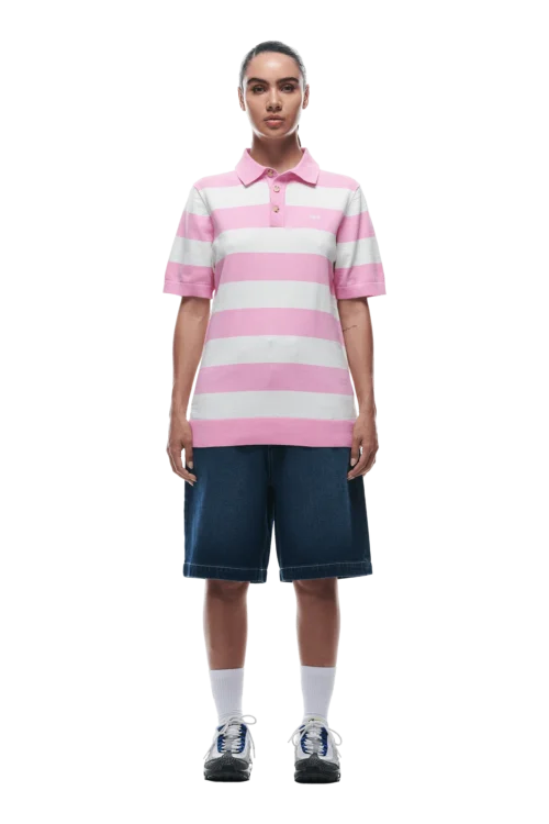 STRIPED POLO PINK(Striped Polo Pink) 9 STRIPED POLO PINK(Striped Polo Pink) -Simple Daily Wear Store 0053 2406 6PM ECOM COLLECTION 2 LOOK 25 13506 min