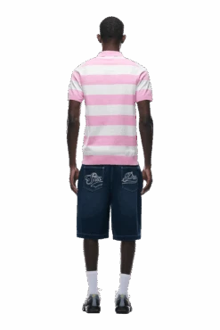 STRIPED POLO PINK(Striped Polo Pink) -Simple Daily Wear Store 0054 2406 6PM ECOM COLLECTION 2 LOOK 25 12899 min