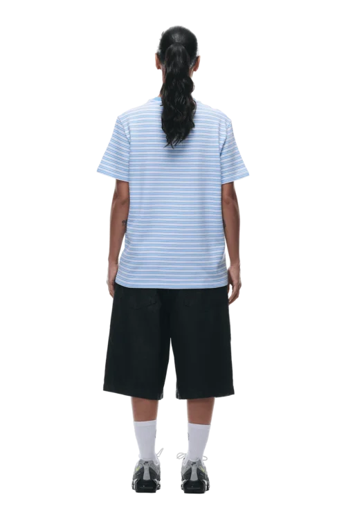STRIPED T-SHIRT BLUE(Striped T Shirt Blue) -Simple Daily Wear Store 0069 2406 6PM ECOM COLLECTION 2 LOOK 22 13108 min