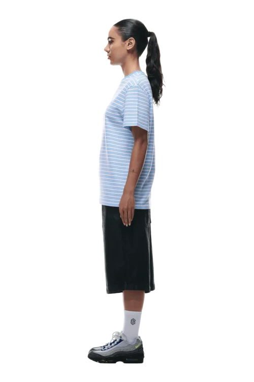 STRIPED T-SHIRT BLUE(Striped T Shirt Blue) -Simple Daily Wear Store 0070 2406 6PM ECOM COLLECTION 2 LOOK 22 13096 min