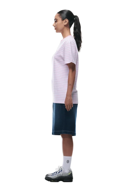 STRIPED T-SHIRT PINK(Striped T Shirt Pink) -Simple Daily Wear Store 0075 2406 6PM ECOM COLLECTION 2 LOOK 21 13487 min