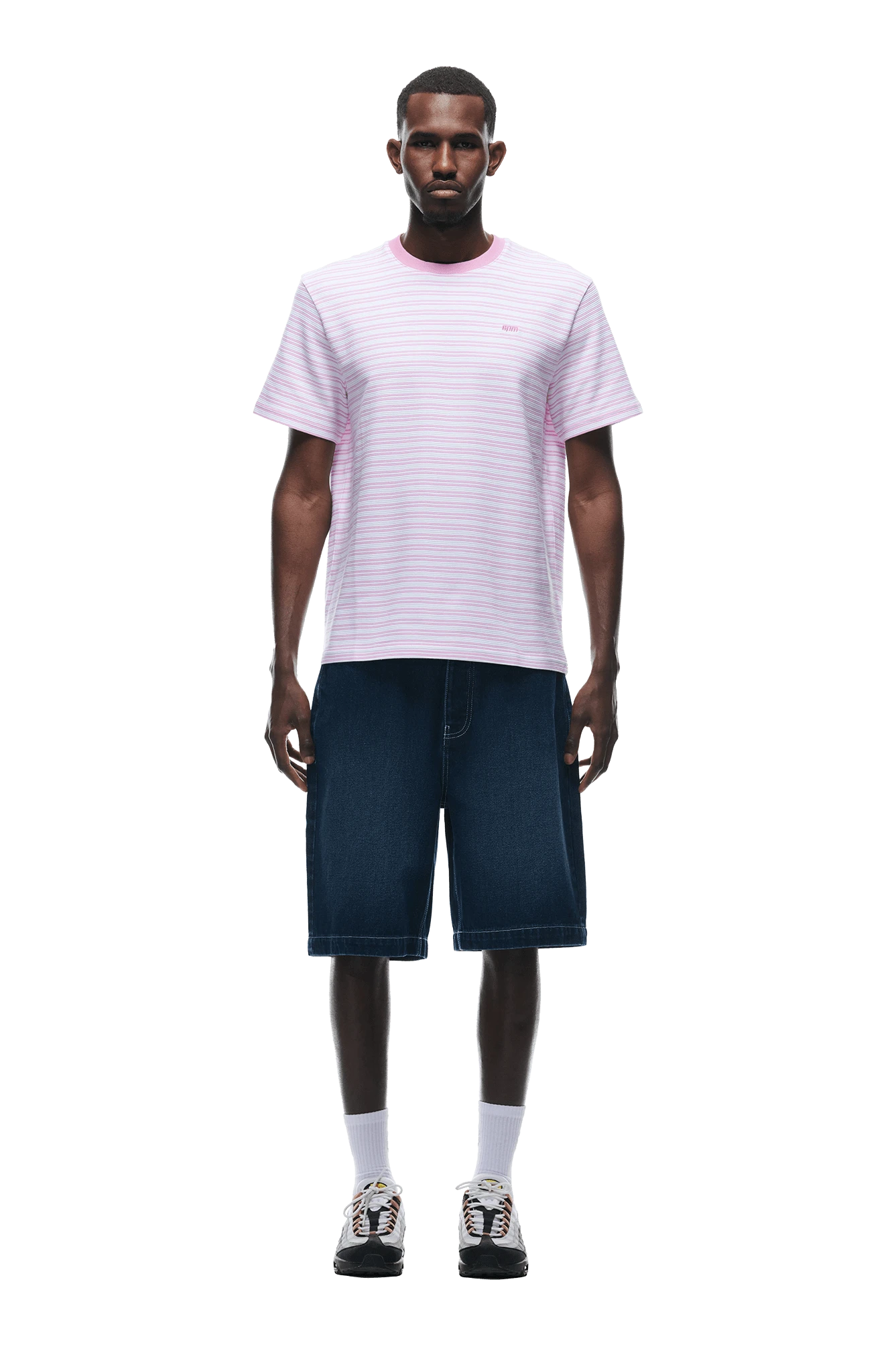 STRIPED T-SHIRT PINK(Striped T Shirt Pink)
