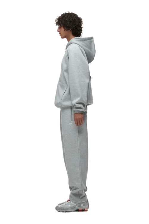 ZIP HOODIE GREY MELANGE(Zip Hoodie Grey) -Simple Daily Wear Store 0080 6PM ECOM 6PM plus Look 27 1266 min