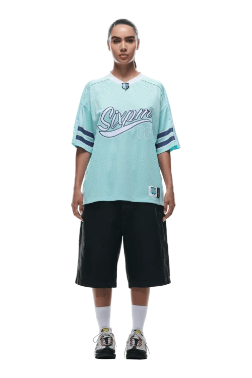 SUMMER FOOTBALL JERSEY TURQUOISE(Summer Football Jersey Turquoise) 9 SUMMER FOOTBALL JERSEY TURQUOISE(Summer Football Jersey Turquoise) -Simple Daily Wear Store 0082 2406 6PM ECOM COLLECTION 2 LOOK 20 13236 min