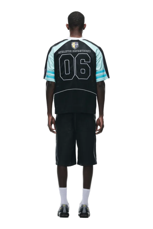 SUMMER FOOTBALL JERSEY BLACK(Summer Football Jersey Black) -Simple Daily Wear Store 0090 2406 6PM ECOM COLLECTION 2 LOOK 19 12736 min