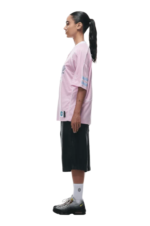 SUMMER FOOTBALL JERSEY PINK(Summer Football Jersey Pink) -Simple Daily Wear Store 0094 2406 6PM ECOM COLLECTION 2 LOOK 18 13302 min