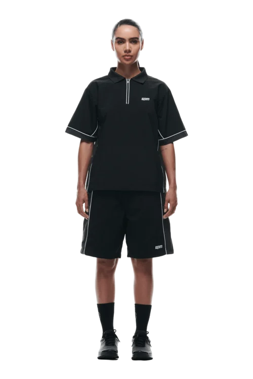 WARM UP NYLON HALF ZIP BLACK(Warm Up Nylon Half Zip Black) -Simple Daily Wear Store 0110 2406 6PM ECOM COLLECTION 2 LOOK 16 12610 min