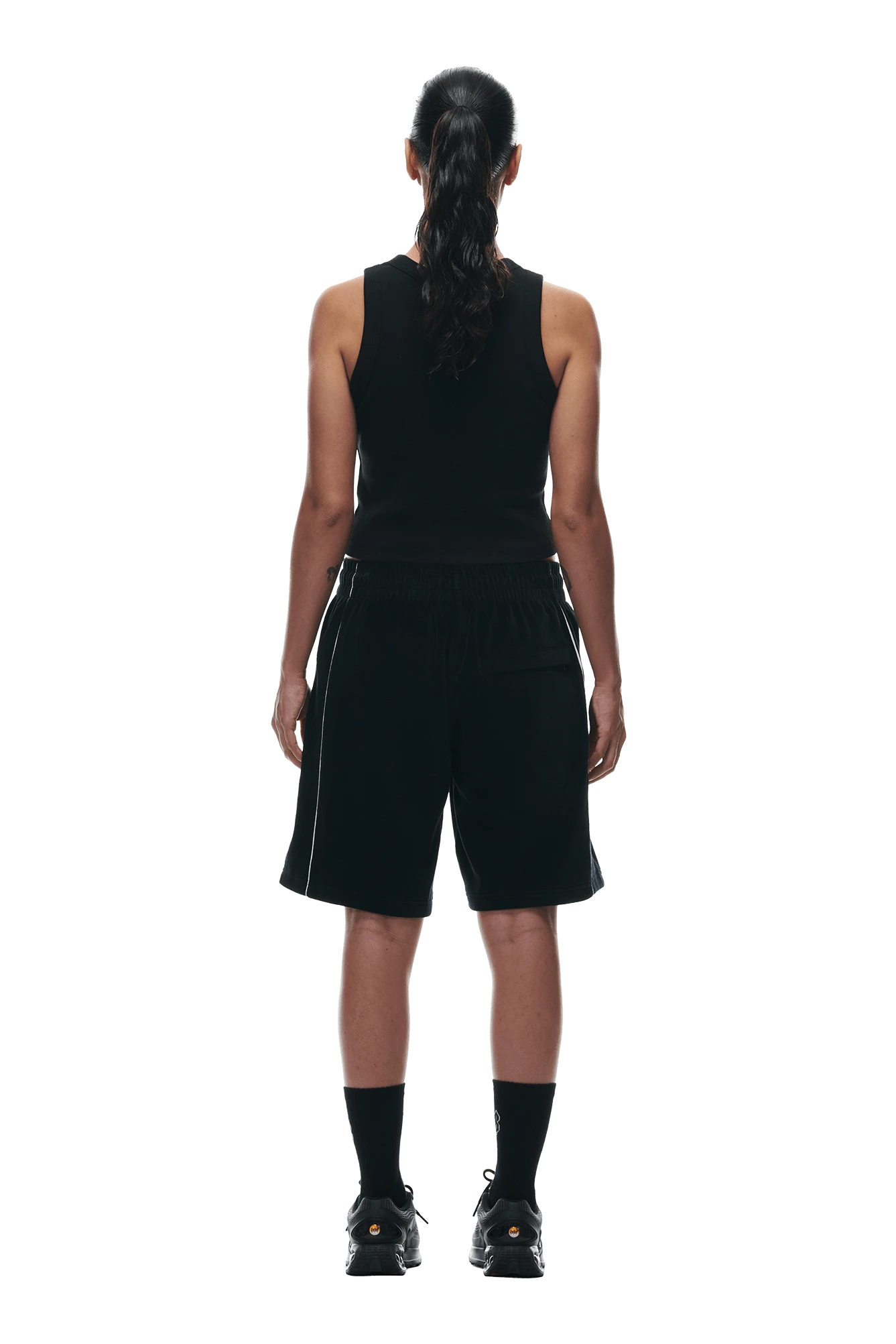 VELOUR SHORTS BLACK(Velour Shorts Black) 6 VELOUR SHORTS BLACK(Velour Shorts Black) - Image 6