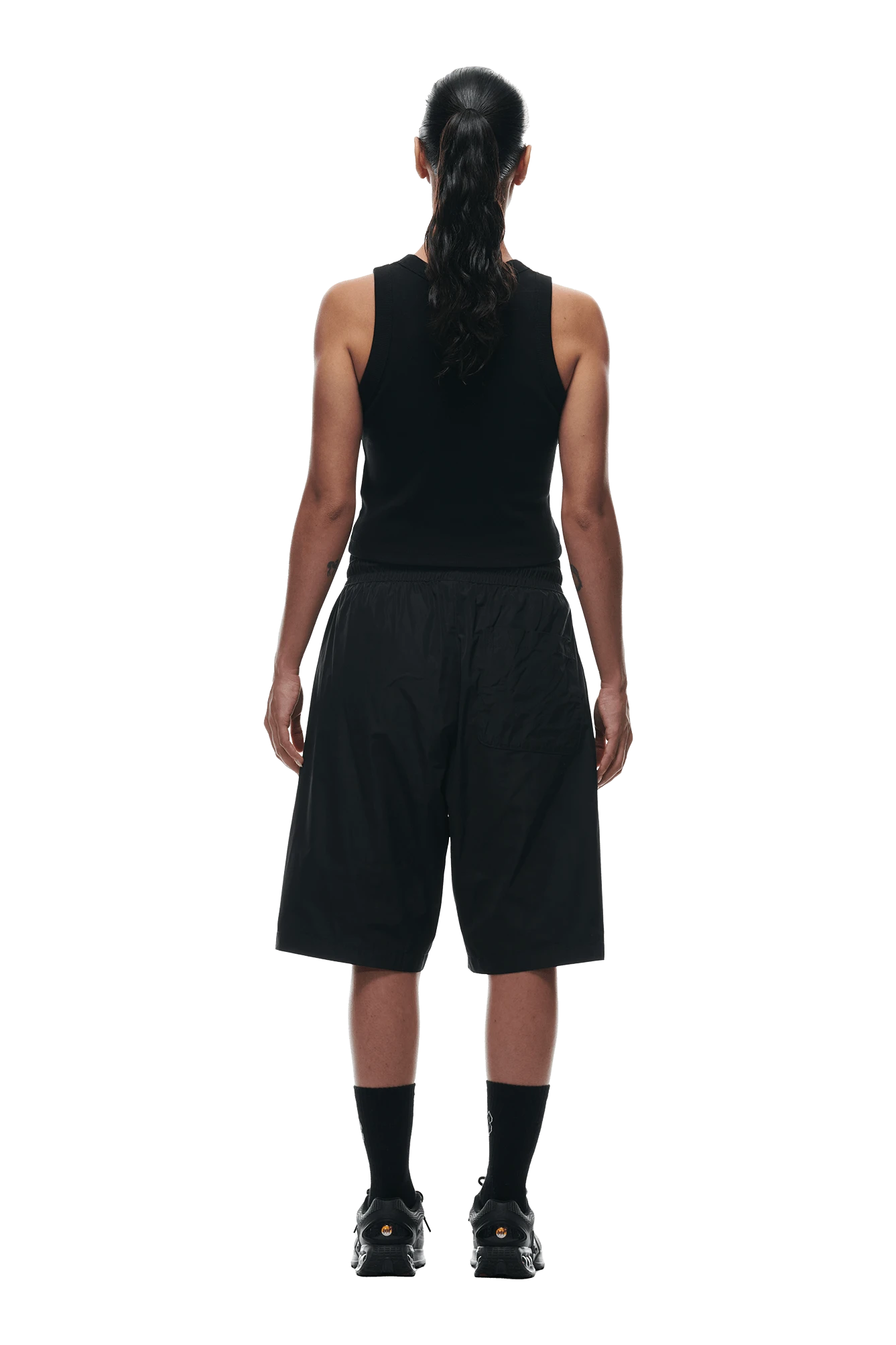 BAGGY NYLON SHORTS BLACK(Baggy Nylon Shorts Black) 6 BAGGY NYLON SHORTS BLACK(Baggy Nylon Shorts Black) - Image 6