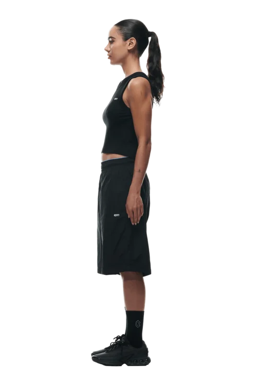 BAGGY NYLON SHORTS BLACK(Baggy Nylon Shorts Black) 10 BAGGY NYLON SHORTS BLACK(Baggy Nylon Shorts Black) -Simple Daily Wear Store 0130 2406 6PM ECOM COLLECTION 2 LOOK 12 12527 min