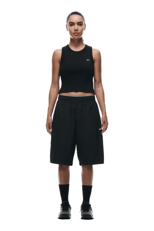 BAGGY NYLON SHORTS BLACK(Baggy Nylon Shorts Black) 9 BAGGY NYLON SHORTS BLACK(Baggy Nylon Shorts Black) -Simple Daily Wear Store 0131 2406 6PM ECOM COLLECTION 2 LOOK 12 12521 min