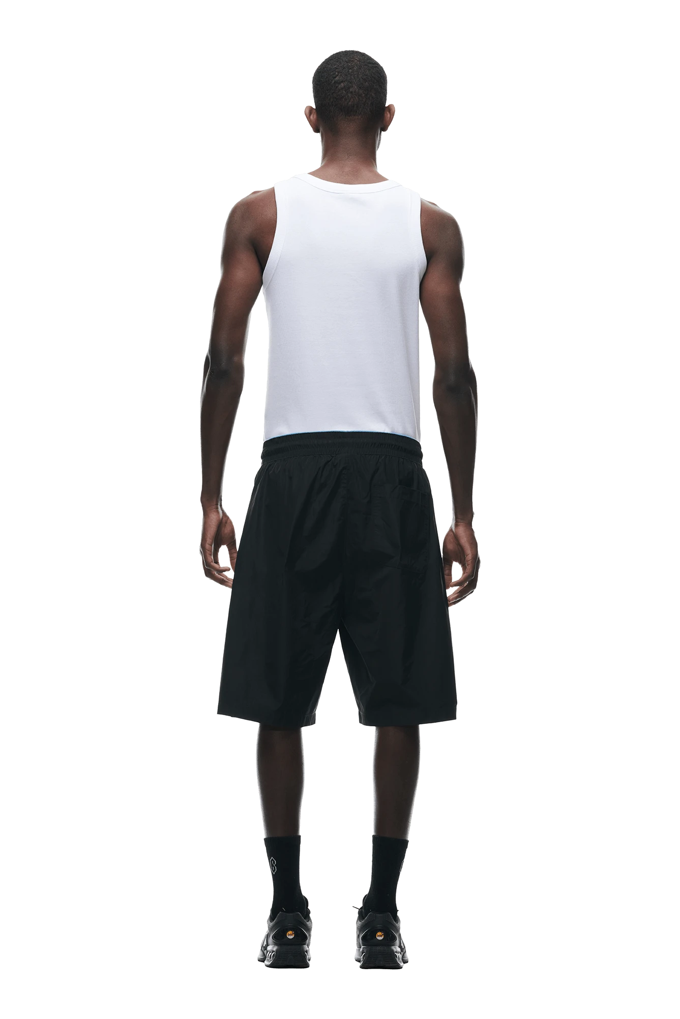 BAGGY NYLON SHORTS BLACK(Baggy Nylon Shorts Black) 3 BAGGY NYLON SHORTS BLACK(Baggy Nylon Shorts Black) - Image 3