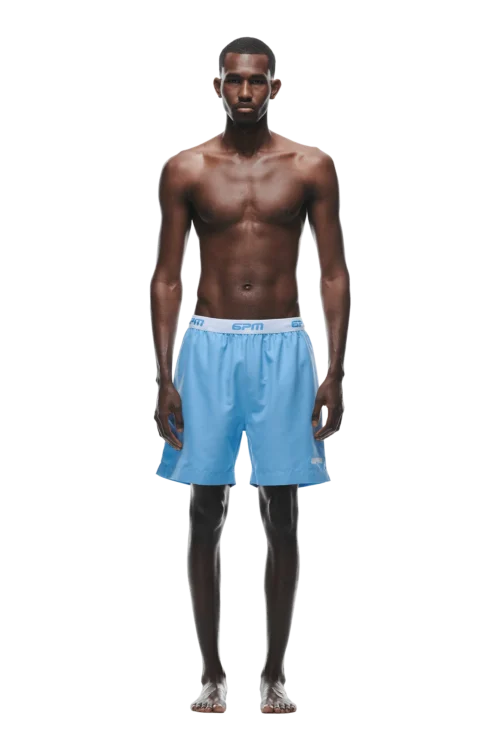 BOXER SWIM SHORTS BLUE(Boxer Swim Shorts Blue)