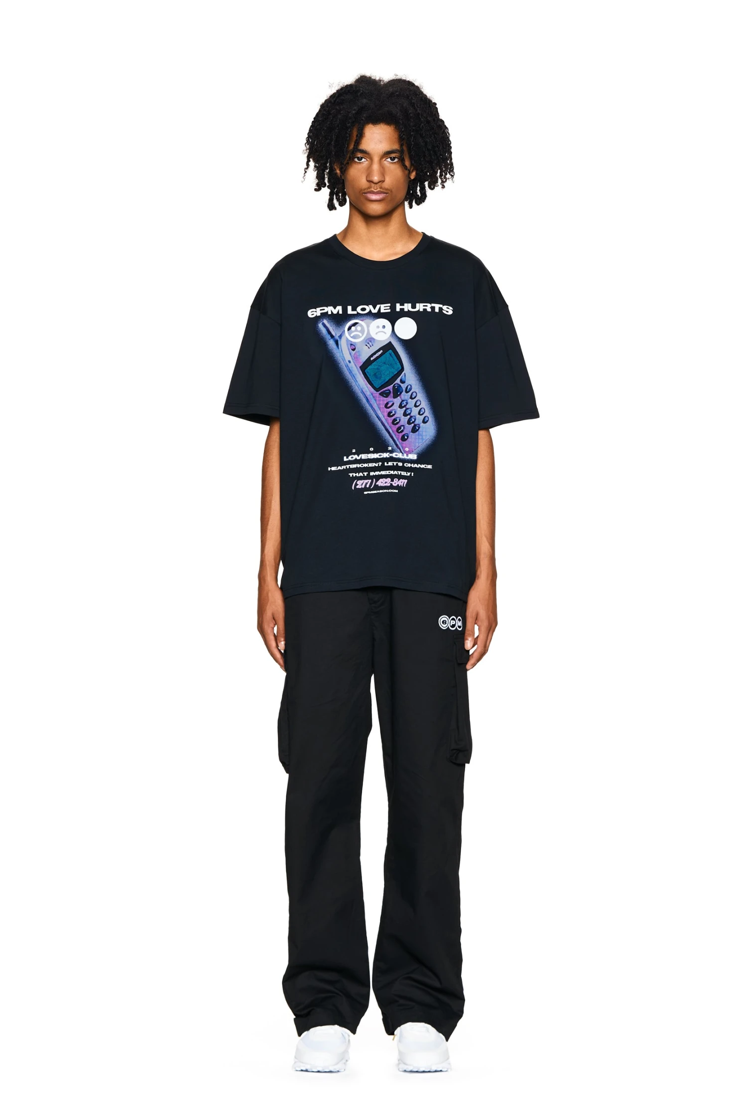 PHONE T-SHIRT BLACK(6110 T Shirts Black) 1 PHONE T-SHIRT BLACK(6110 T Shirts Black)