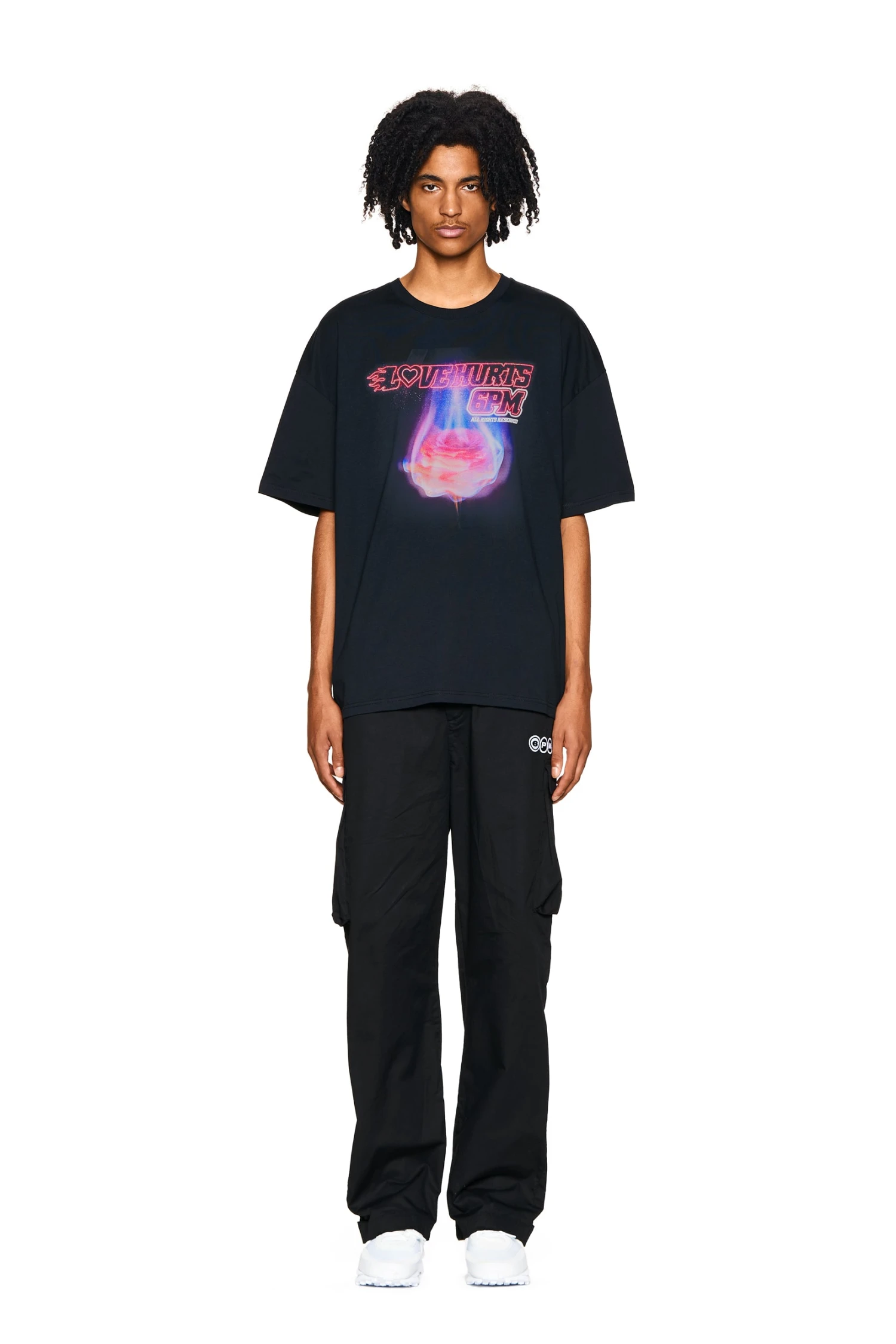 LOVE HURTS T-SHIRT BLACK(Love Hurts T Shirt Black) 1 LOVE HURTS T-SHIRT BLACK(Love Hurts T Shirt Black)