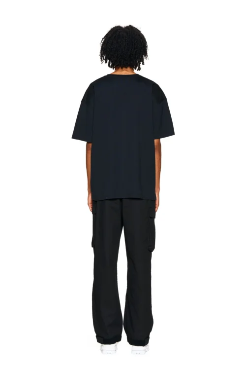 BLING T-SHIRT BLACK(Logo T Shirt Strass Black) 11 BLING T-SHIRT BLACK(Logo T Shirt Strass Black) -Simple Daily Wear Store 07102020 6PM LOVEHURTS 03Look 196