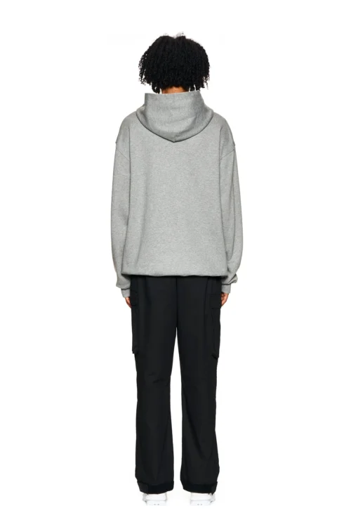 LOGO HOODIE GREY MELANGE(Logo Hoodie Grey) 11 LOGO HOODIE GREY MELANGE(Logo Hoodie Grey) -Simple Daily Wear Store 07102020 6PM LOVEHURTS 10Look 0877