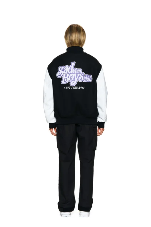 COLLEGE JACKET BLACK(College Jacket Black) -Simple Daily Wear Store 07102020 6PM LOVEHURTS 13Look 1306