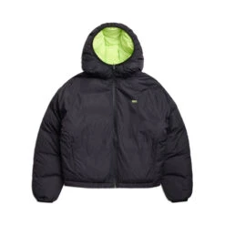 REVERSIBLE PUFFER JACKET BLACK(Reversible Puffer Jacket Black)