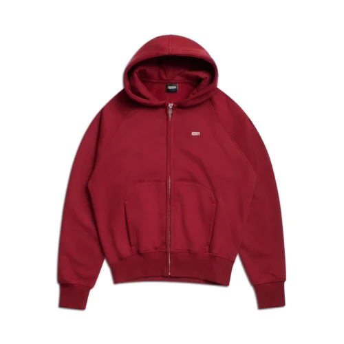 ZIP HOODIE WINE RED(Zip Hoodie Wine Red)