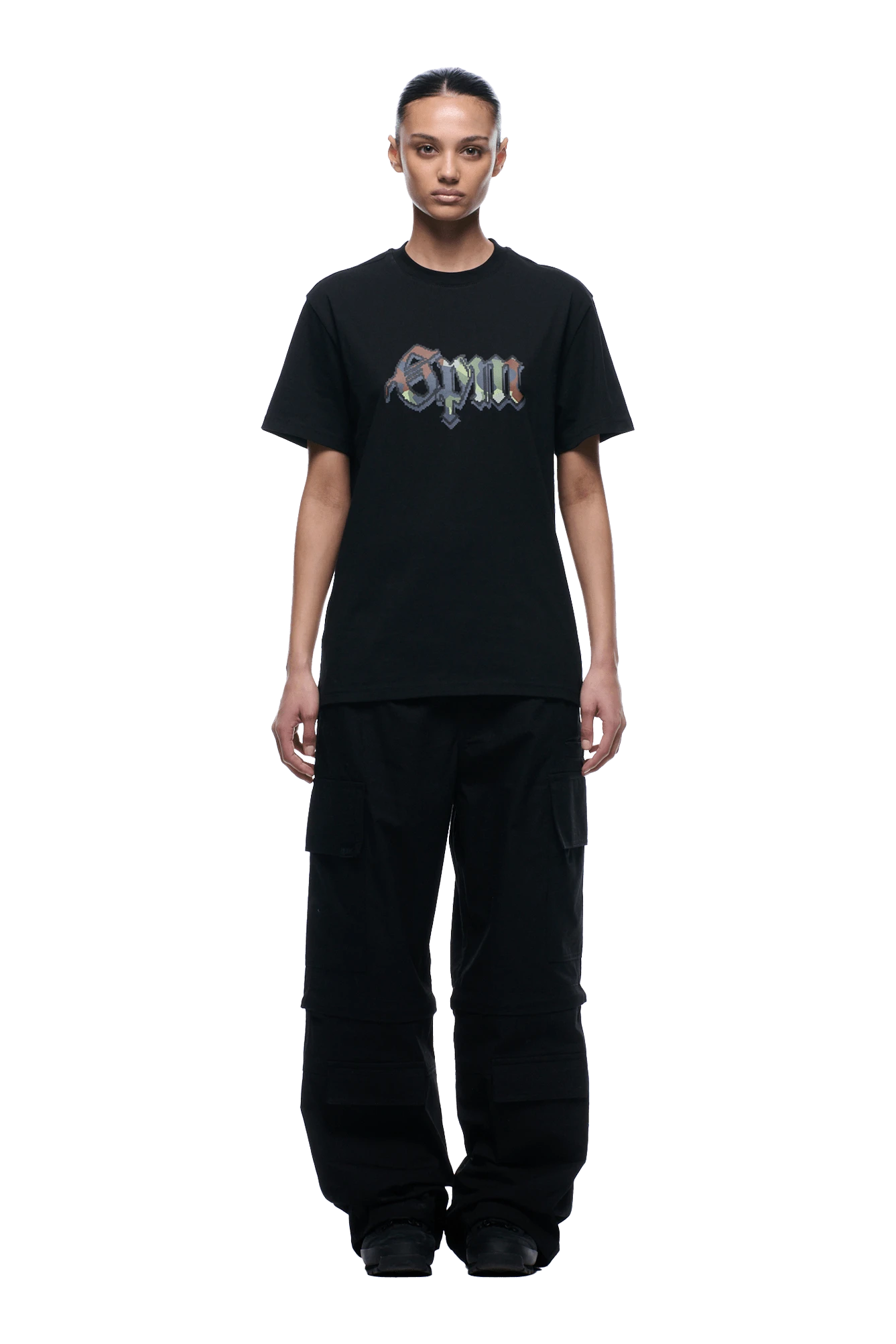 OLD ENGLISH CAMO TEE BLACK(Old English Camo Tee Black) 5 OLD ENGLISH CAMO TEE BLACK(Old English Camo Tee Black) - Image 5