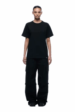 WAFFLE SLEEVE RAGLAN TEE BLACK(Waffle Sleeve Raglan Tee Black) -Simple Daily Wear Store 1337x2005 6PM Spring 0043 250310 6PM ECOM LOOK 19 1334 min