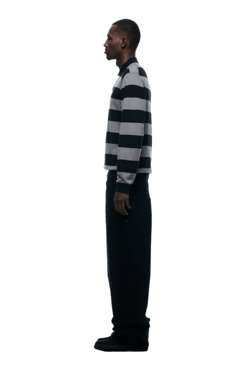 LS STRIPED POLO BLACK(Ls Striped Polo Black) 9 LS STRIPED POLO BLACK(Ls Striped Polo Black) -Simple Daily Wear Store 1337x2005 6PM Spring 0049 250310 6PM ECOM LOOK 18 1260 min