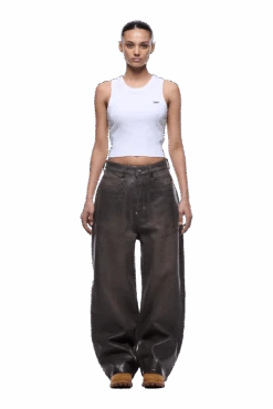 WAX COATED DENIM BROWN(Wax Coated Denim Brown) 11 WAX COATED DENIM BROWN(Wax Coated Denim Brown) -Simple Daily Wear Store 1337x2005 6PM Spring 0065 250310 6PM ECOM LOOK 16 918 min