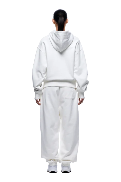 WAFFLE LINED ZIP HOODIE COCONUT WHITE(Waffle Lined Zip Hoodie Coconut White) -Simple Daily Wear Store 1337x2005 6PM Spring 0118 250310 6PM ECOM LOOK 07 588 min