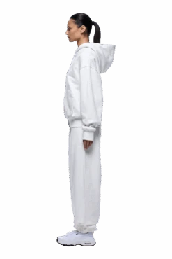 WAFFLE LINED ZIP HOODIE COCONUT WHITE(Waffle Lined Zip Hoodie Coconut White) -Simple Daily Wear Store 1337x2005 6PM Spring 0119 250310 6PM ECOM LOOK 07 580 min