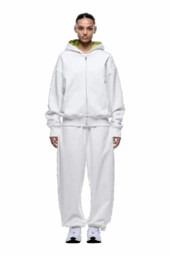 WAFFLE LINED ZIP HOODIE COCONUT WHITE(Waffle Lined Zip Hoodie Coconut White) -Simple Daily Wear Store 1337x2005 6PM Spring 0120 250310 6PM ECOM LOOK 07 563 min