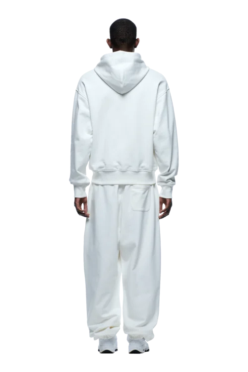 WAFFLE LINED ZIP HOODIE COCONUT WHITE(Waffle Lined Zip Hoodie Coconut White) -Simple Daily Wear Store 1337x2005 6PM Spring 0121 250310 6PM ECOM LOOK 07 483 min