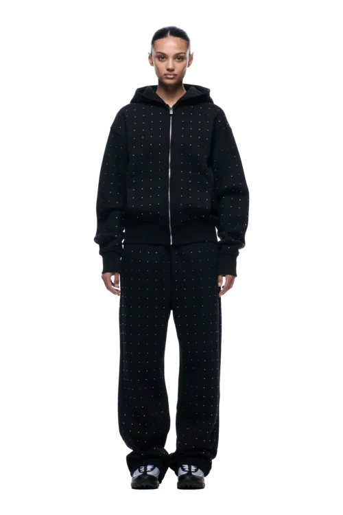 RHINESTONE LETTER ZIP HOODIE BLACK(Rhinestone Letter Zip Hoodie Black) 14 RHINESTONE LETTER ZIP HOODIE BLACK(Rhinestone Letter Zip Hoodie Black) -Simple Daily Wear Store 1337x2005 6PM Spring 0133 250310 6PM ECOM LOOK 05 406 min