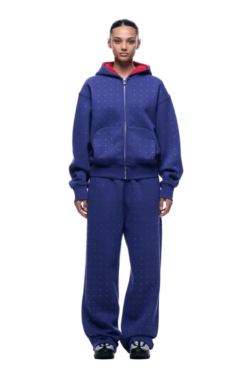 RHINESTONE LETTER ZIP HOODIE BLUE(Rhinestone Letter Zip Hoodie Blue) -Simple Daily Wear Store 1337x2005 6PM Spring 0142 250310 6PM ECOM LOOK 04 302 min