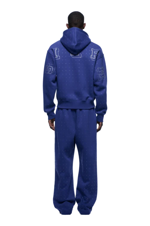 RHINESTONE LETTER ZIP HOODIE BLUE(Rhinestone Letter Zip Hoodie Blue) -Simple Daily Wear Store 1337x2005 6PM Spring 0143 250310 6PM ECOM LOOK 04 245 min