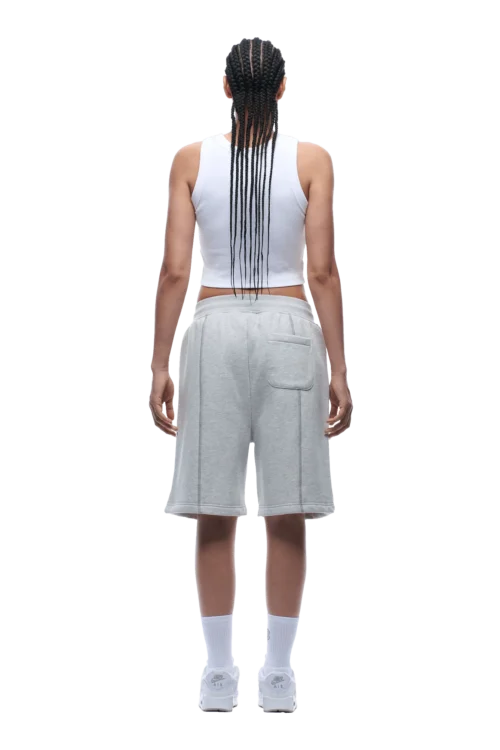 COVERLOCK SHORTS LIGHT GREY MELANGE(Coverlock Shorts Light Grey Melange) -Simple Daily Wear Store 1337x2005 6PM 0024 2500610 6PM ECOM LOOK 36 1461 min