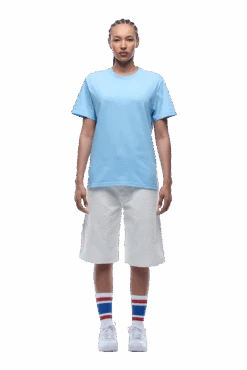 COLLEGE STAR TEE BLUE(College Star Tee Blue) -Simple Daily Wear Store 1337x2005 6PM 0110 2500610 6PM ECOM LOOK 21 0890