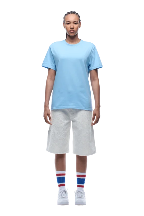 COLLEGE STAR TEE BLUE(College Star Tee Blue) -Simple Daily Wear Store 1337x2005 6PM 0110 2500610 6PM ECOM LOOK 21 0890