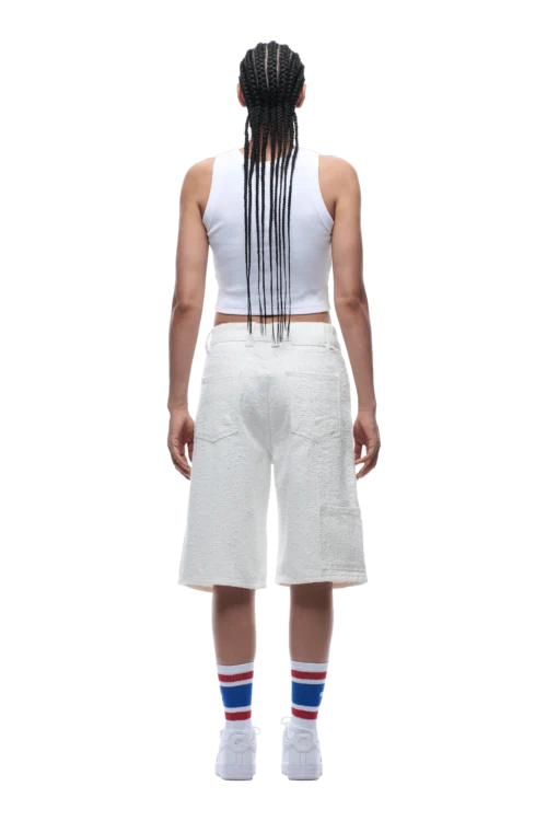 NEEDLEPUNCH CARPENTER SHORTS WHITE(Needlepunch Carpenter Shorts White) 13 NEEDLEPUNCH CARPENTER SHORTS WHITE(Needlepunch Carpenter Shorts White) -Simple Daily Wear Store 1337x2005 6PM 0114 2500610 6PM ECOM LOOK 20 0948