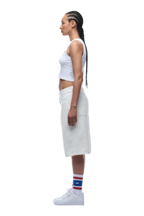 NEEDLEPUNCH CARPENTER SHORTS WHITE(Needlepunch Carpenter Shorts White) 12 NEEDLEPUNCH CARPENTER SHORTS WHITE(Needlepunch Carpenter Shorts White) -Simple Daily Wear Store 1337x2005 6PM 0115 2500610 6PM ECOM LOOK 20 0942