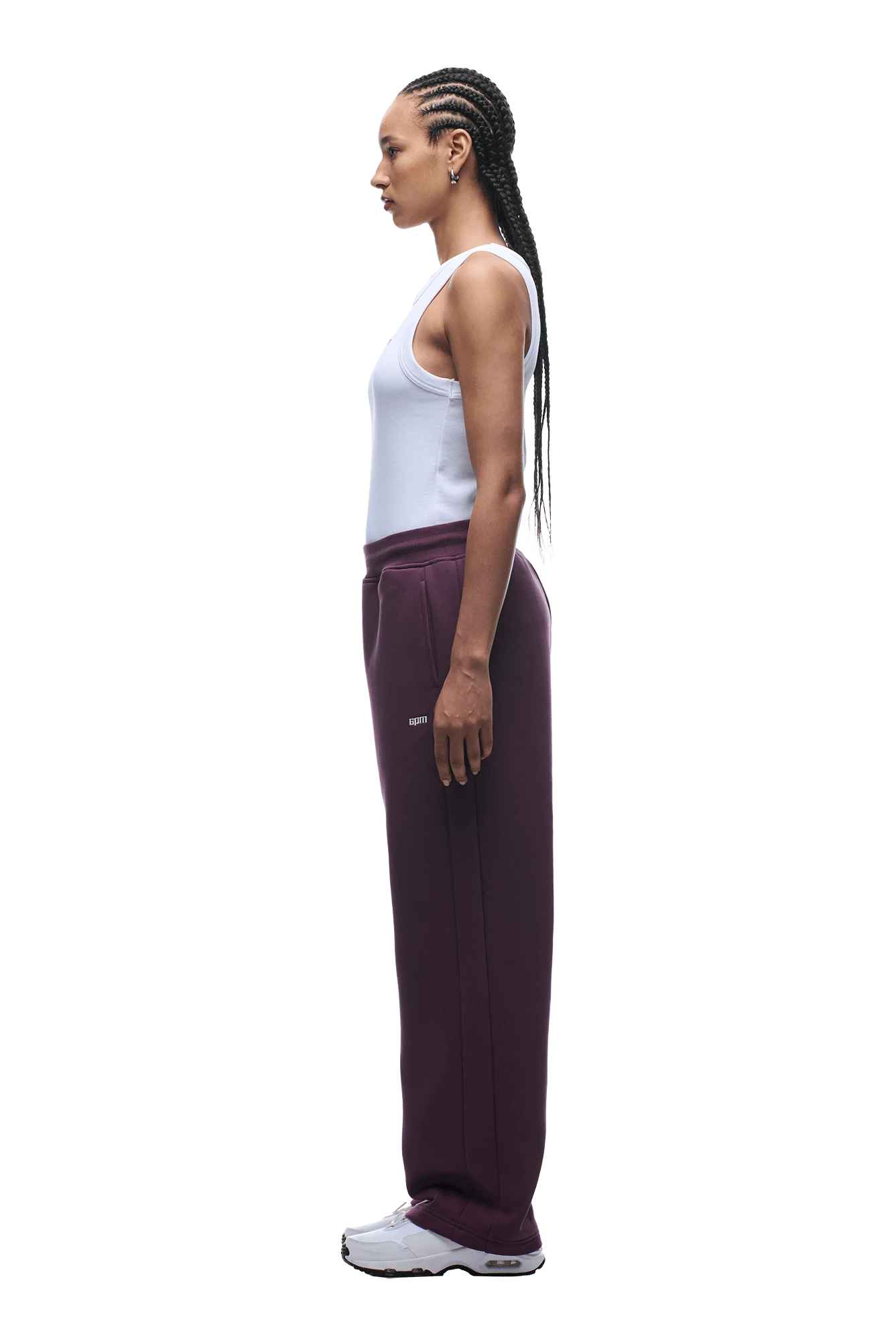 OPEN LEG JOGGER PLUM(Open Leg Jogger Plum) 6 OPEN LEG JOGGER PLUM(Open Leg Jogger Plum) - Image 6