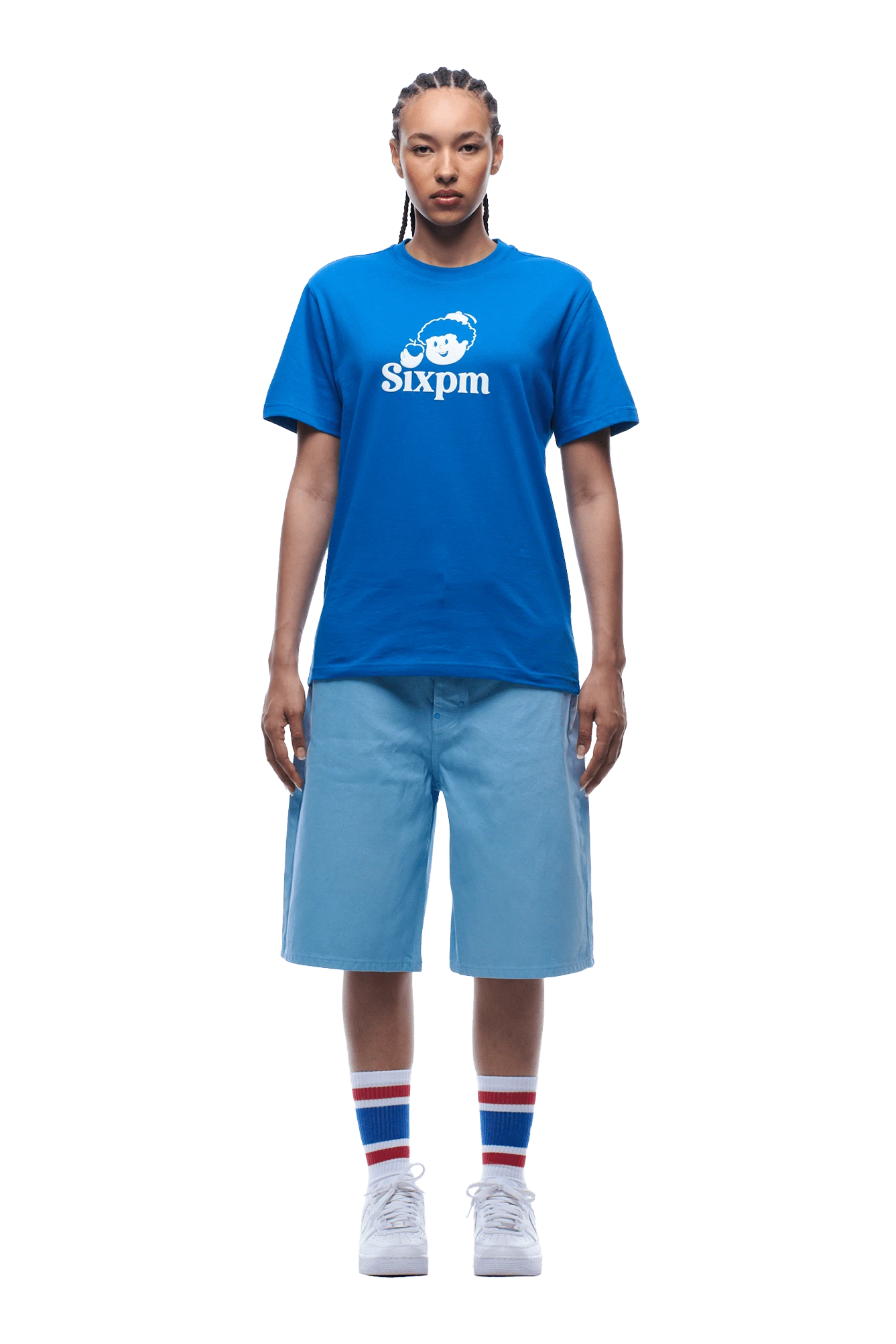 APPLE BOY TEE BLUE(Apple Boy Tee Blue) 5 APPLE BOY TEE BLUE(Apple Boy Tee Blue) - Image 5