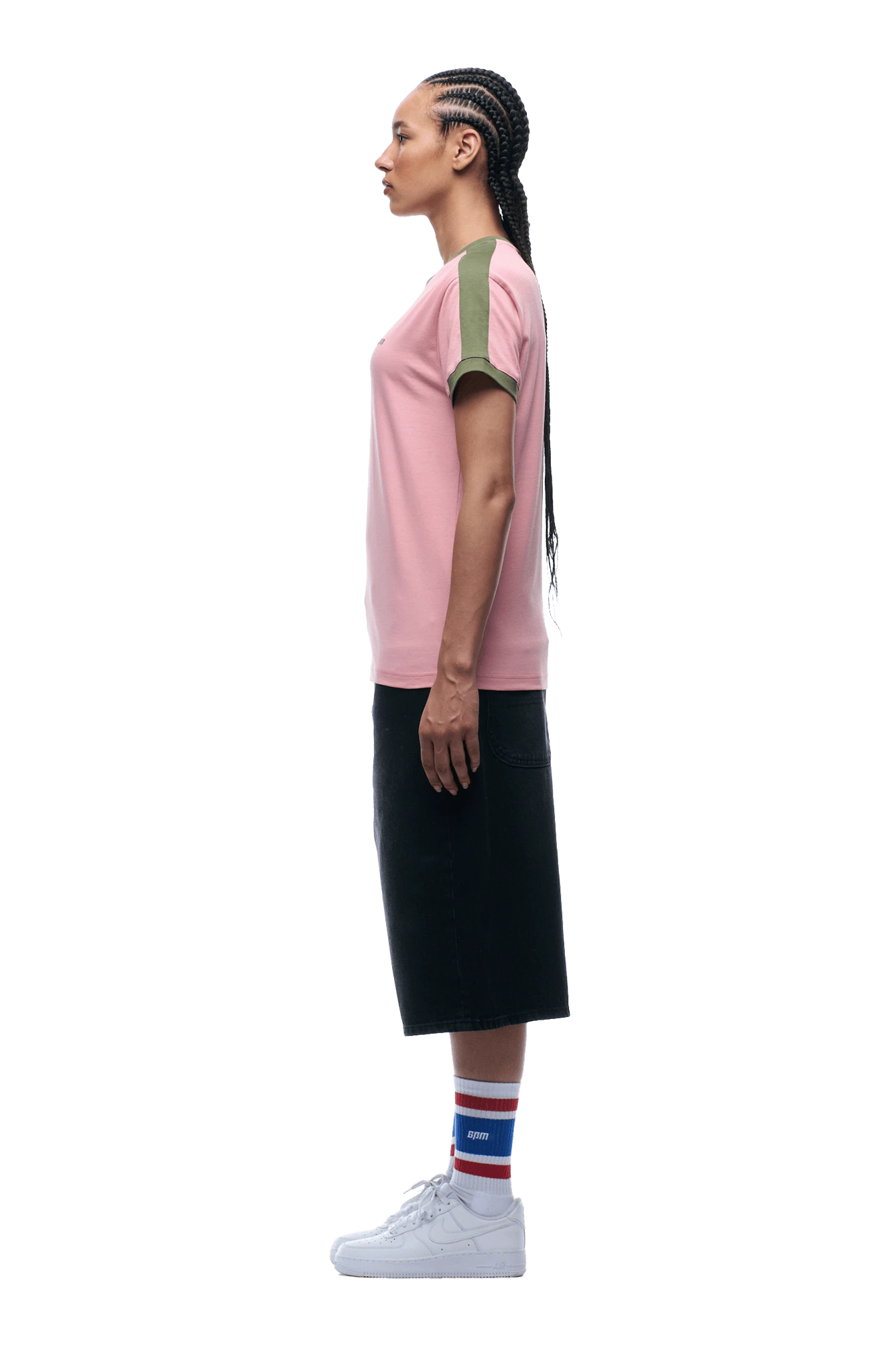 SLIM FIT RINGER TEE PINK(Slim Fit Ringer Tee Pink) 6 SLIM FIT RINGER TEE PINK(Slim Fit Ringer Tee Pink) - Image 6