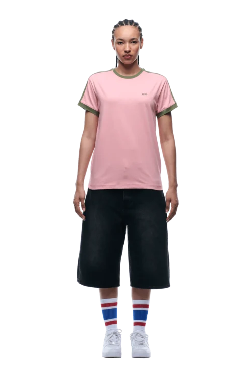 SLIM FIT RINGER TEE PINK(Slim Fit Ringer Tee Pink) 11 SLIM FIT RINGER TEE PINK(Slim Fit Ringer Tee Pink) -Simple Daily Wear Store 1337x2005 6PM 0149 2500610 6PM ECOM LOOK 14 0711