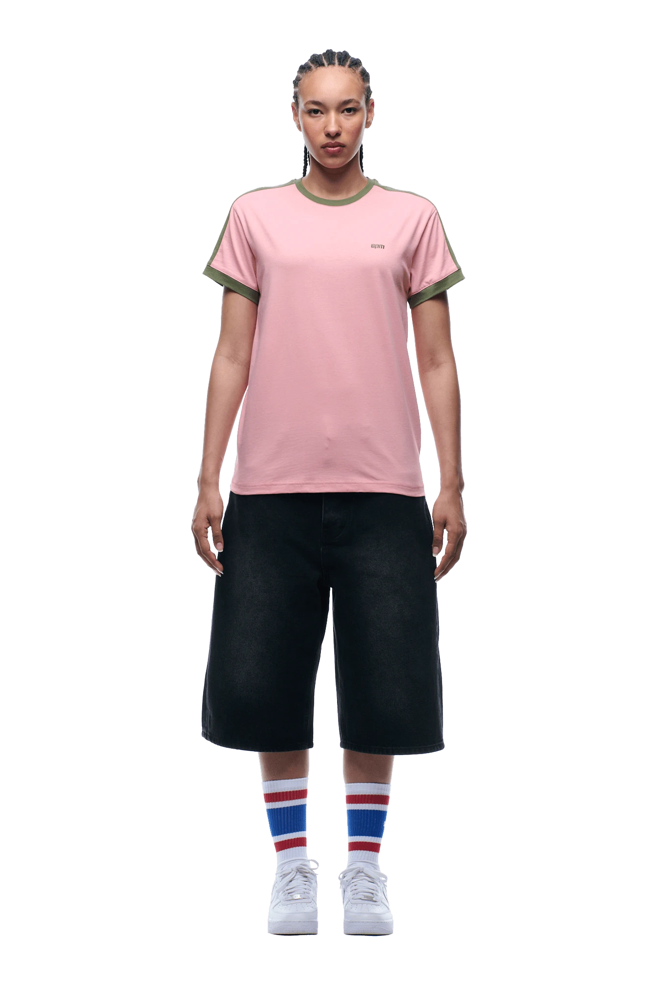 SLIM FIT RINGER TEE PINK(Slim Fit Ringer Tee Pink) 5 SLIM FIT RINGER TEE PINK(Slim Fit Ringer Tee Pink) - Image 5