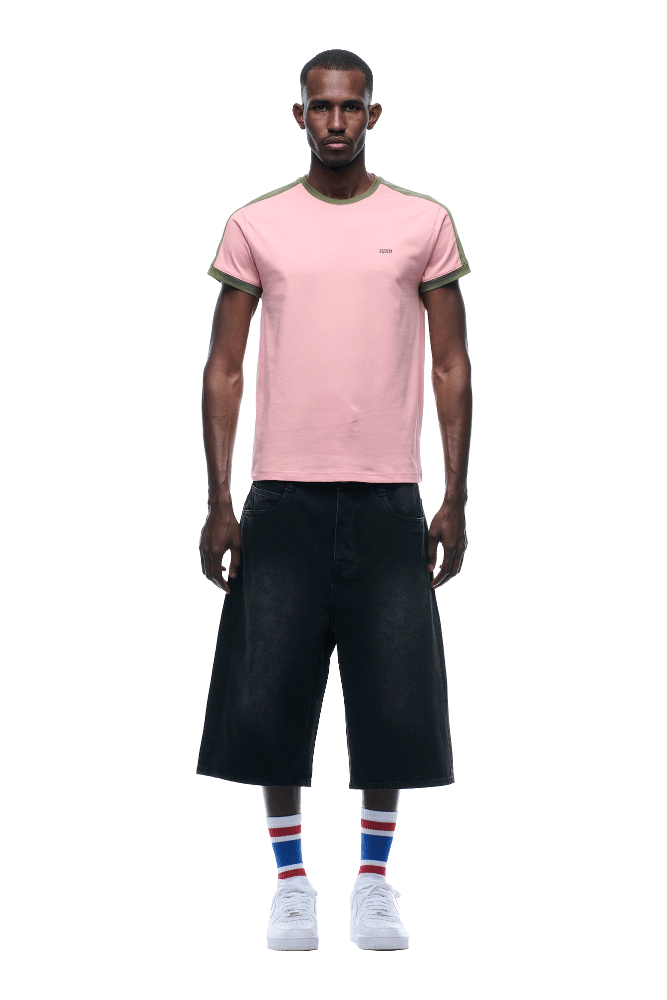 SLIM FIT RINGER TEE PINK(Slim Fit Ringer Tee Pink) 2 SLIM FIT RINGER TEE PINK(Slim Fit Ringer Tee Pink) - Image 2