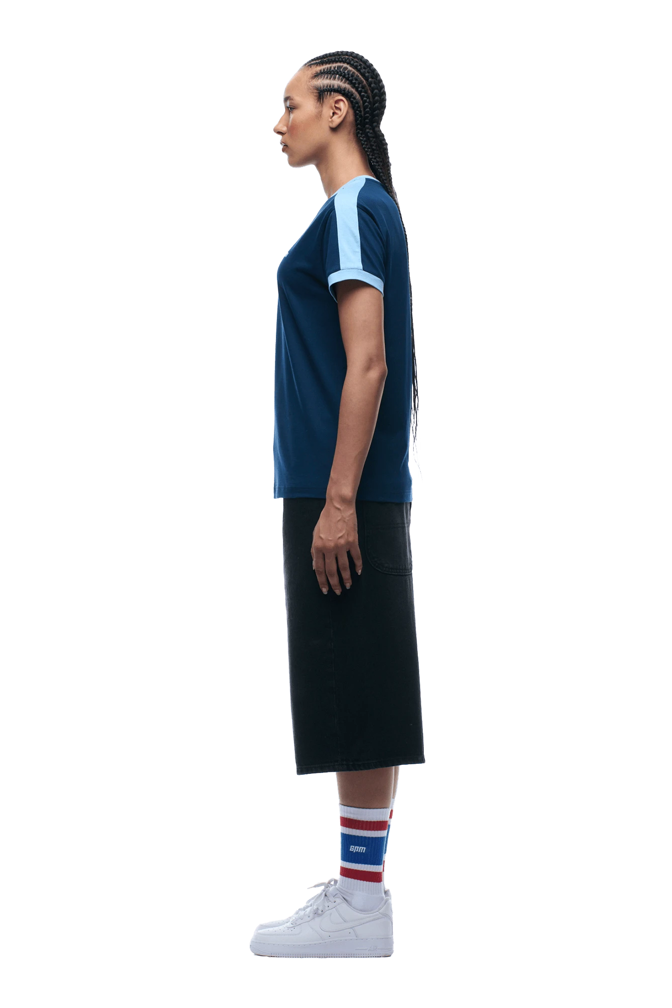 SLIM FIT RINGER TEE NAVY(Slim Fit Ringer Tee Navy) 6 SLIM FIT RINGER TEE NAVY(Slim Fit Ringer Tee Navy) - Image 6